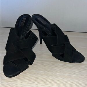 Schutz Weaved Suede Heels